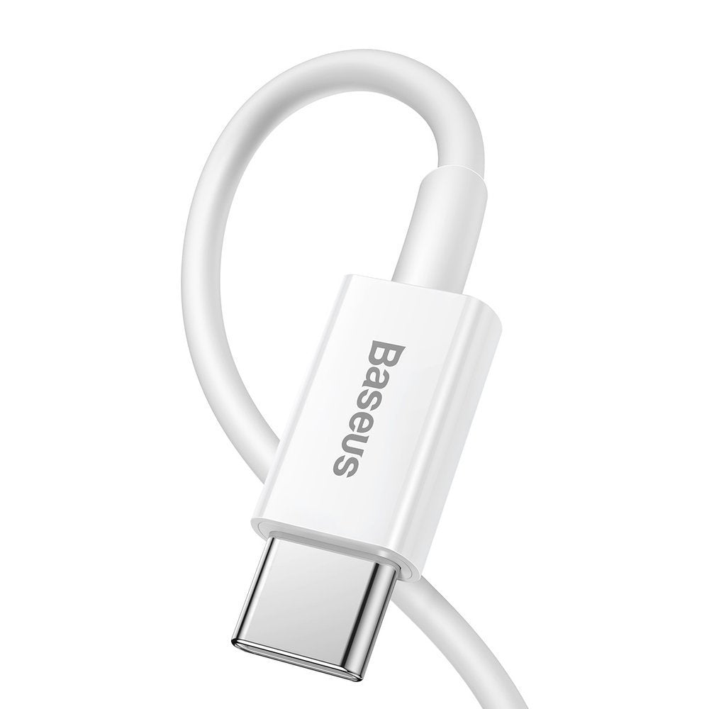 Kabel za Prijenos Podataka i Punjenje USB-C - Lightning Baseus Superior Series, 20W, 0.25m, Bijeli CATLYS-02