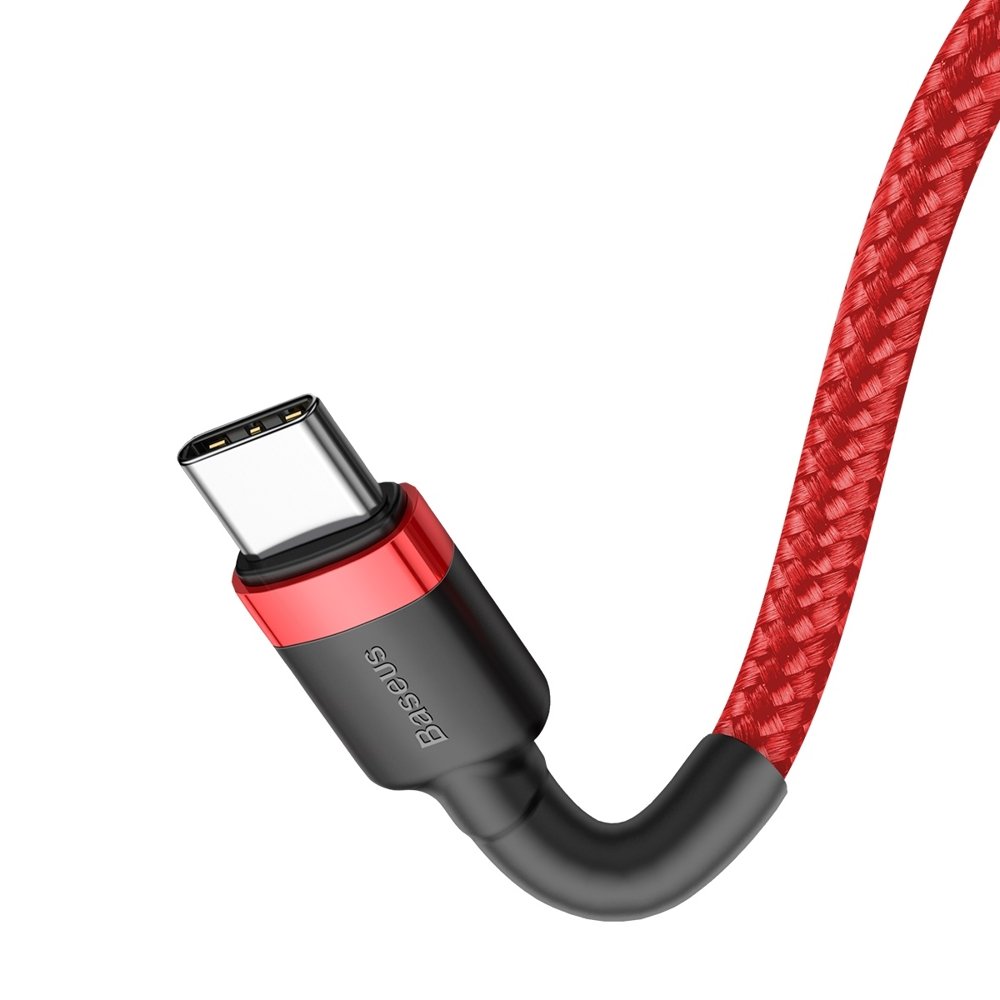 Kabel za Prijenos Podataka i Punjenje USB-C - USB-C Baseus Cafule, 60W, 2m, Crveni CATKLF-H09