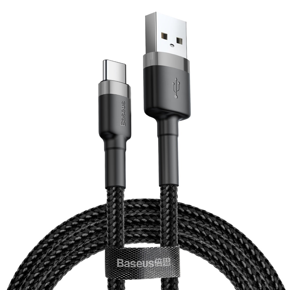 Kabel za podatke i punjenje USB-A - USB-C Baseus Cafule, 60W, 0.5m, Crni CATKLF-AG1