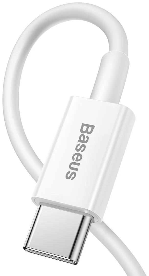 Kabel za Prijenos Podataka i Punjenje USB-C - Lightning Baseus Superior Series, 20W, 1.5m, Bijeli CATLYS-B02