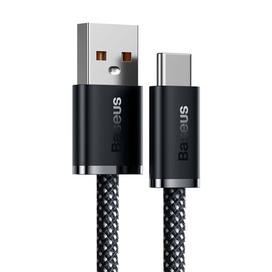 Kabel za Prijenos Podataka i Punjenje USB-A - USB-C Baseus Dynamic Series, 100W, 1m, Sivi CALD000616