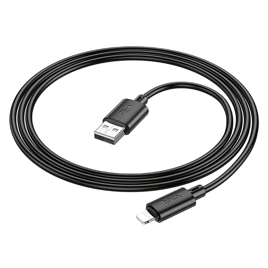 Kabel za Prijenos Podataka i Punjenje USB-A - Lightning HOCO X88, 18W, 1m, Crni