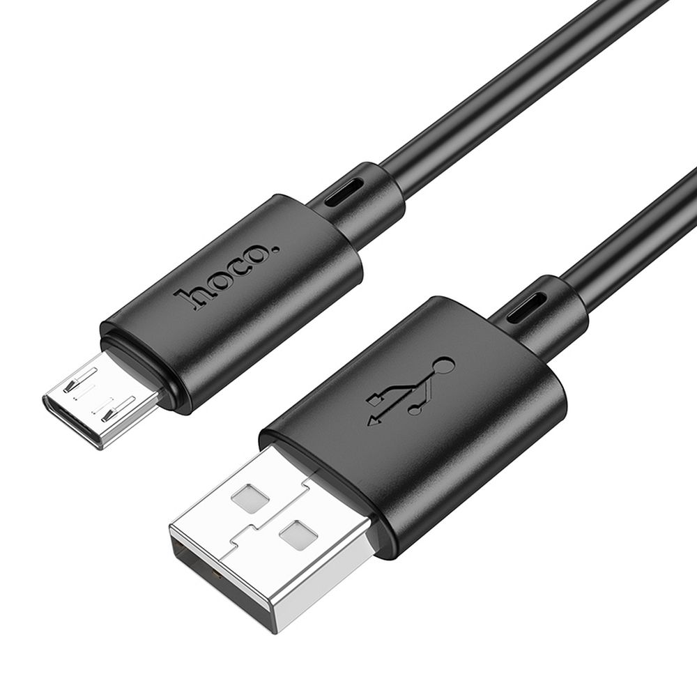 Kabel za Prijenos Podataka i Punjenje USB-A - microUSB HOCO X88, 18W, 1m, Crni