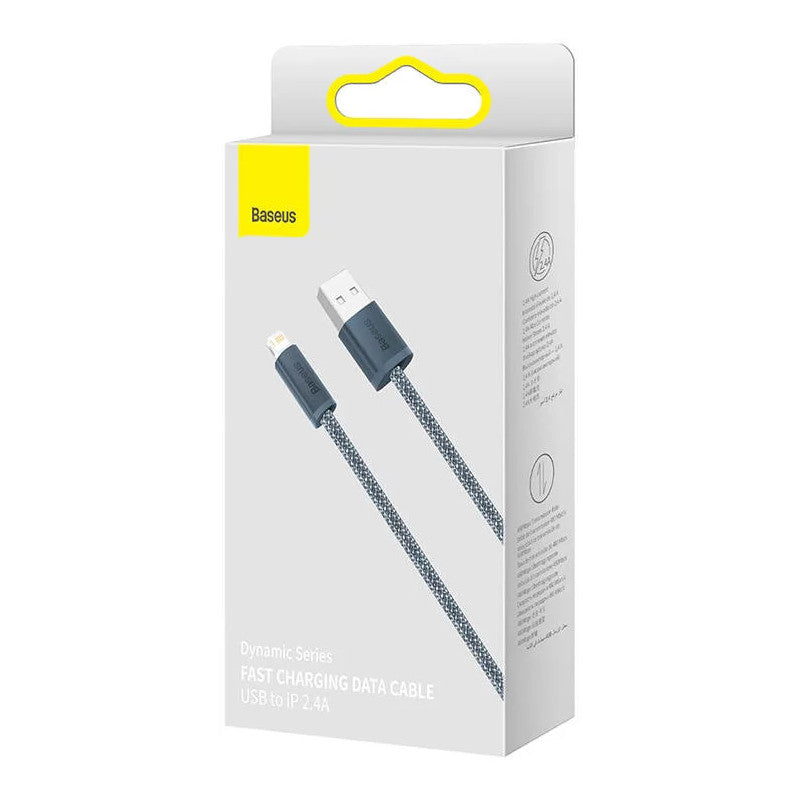 Kabel za Prijenos Podataka i Punjenje USB-A - Lightning Baseus Dynamic Series, 18W, 1m, Sivi