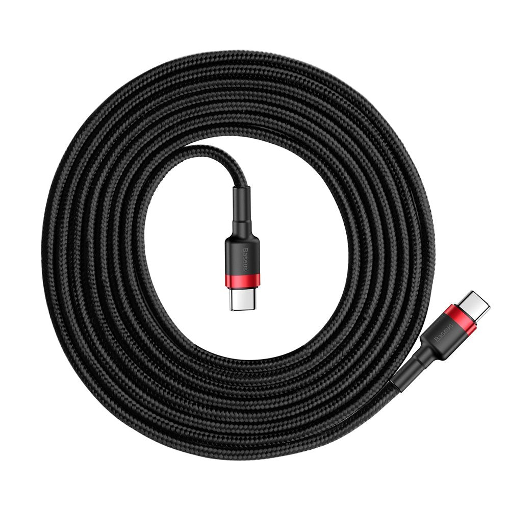 Kabel za Prijenos Podataka i Punjenje USB-C - USB-C Baseus Cafule, 60W, 2m, Crveni CATKLF-H91