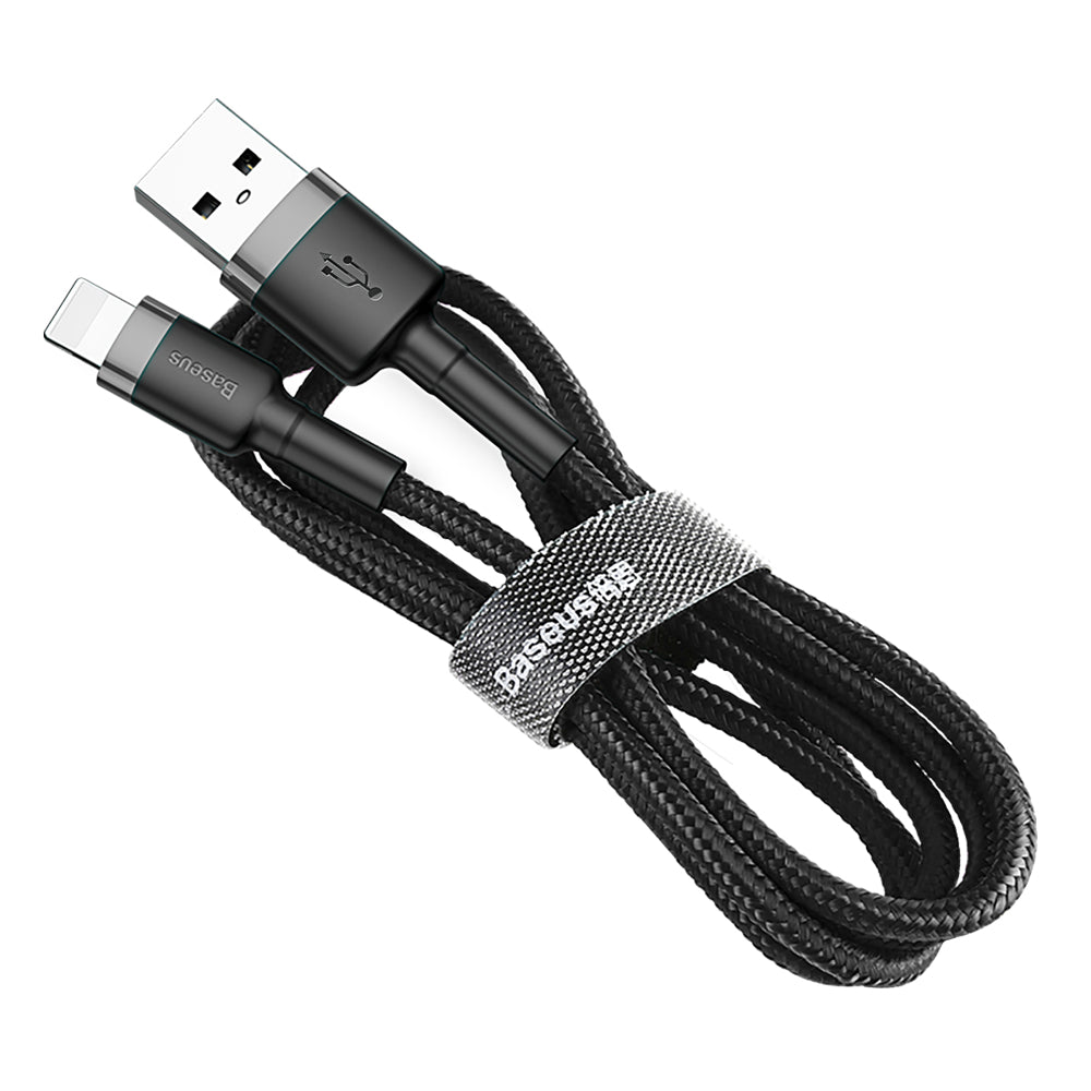 Kabel za podatke i punjenje USB-A - Lightning Baseus Cafule, 18W, 2m, Sivi CALKLF-CG1