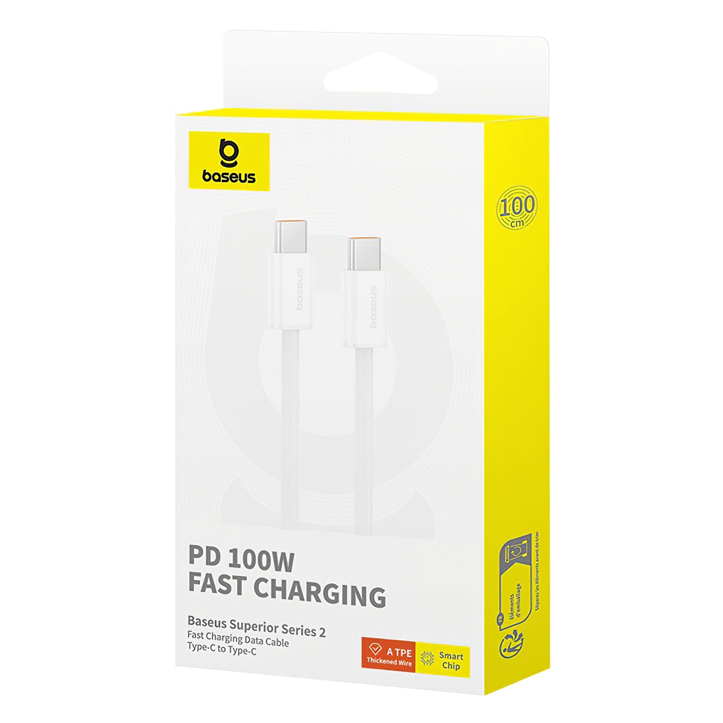 Kabel za Prijenos Podataka i Punjenje USB-C - USB-C Baseus Superior Series 2, 100W, 2m, Bijeli P10365200211-04