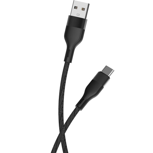 Kabel za Prijenos Podataka i Punjenje USB-A - USB-C MaXlife MXUC-07, 20W, 1m, Crni