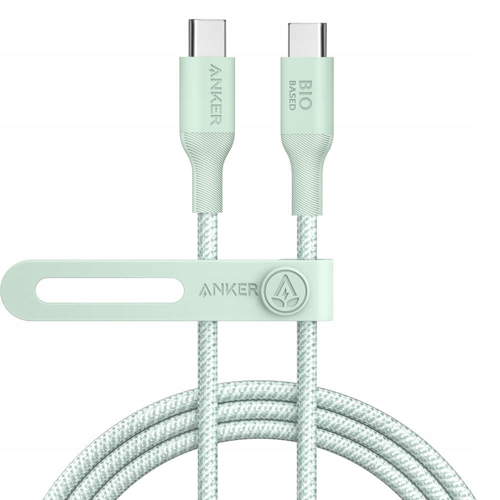 Kabel za prijenos podataka i punjenje USB-C - USB-C Anker 544, 140W, 1.8m, Zeleni A80F6H61