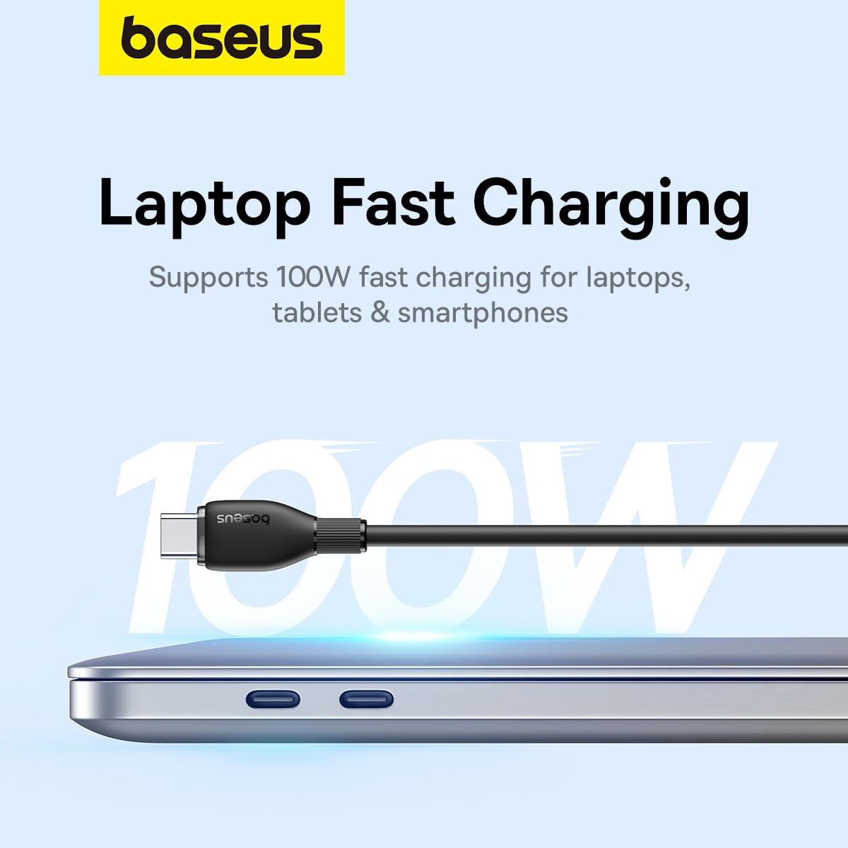 Kabel za podatke i punjenje USB-C - USB-C Baseus Pudding, 100W, 1.2m, Crni P10355702111-00