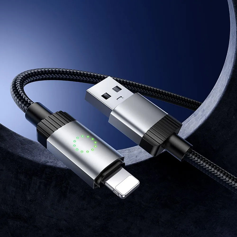 Kabel za podatke i punjenje USB-A - Lightning HOCO X117, 18W, 1m, Crni