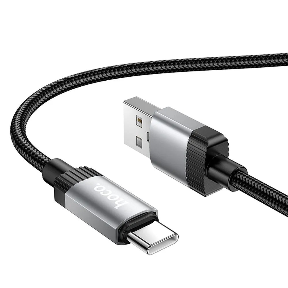 Kabel za podatke i punjenje USB-A - USB-C HOCO X117, 60W, 1m, Crni