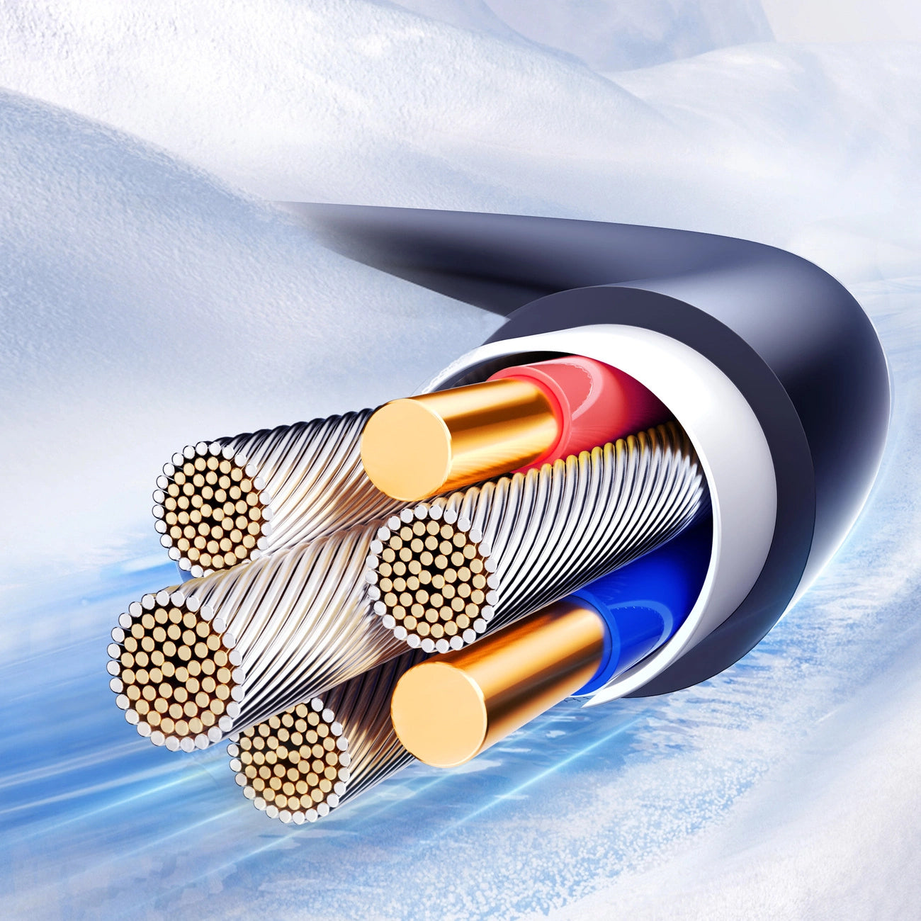 Kabel za prijenos podataka i punjenje USB-A - Lightning Joyroom S-A43 Crystal, 18W, 1.5m, Crni