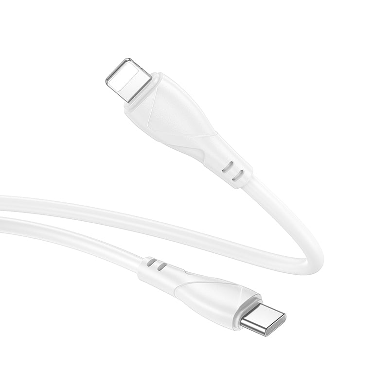 Kabel za prijenos podataka i punjenje USB-C - USB-C Borofone BX121 Energy, 60W, 1m, Bijeli