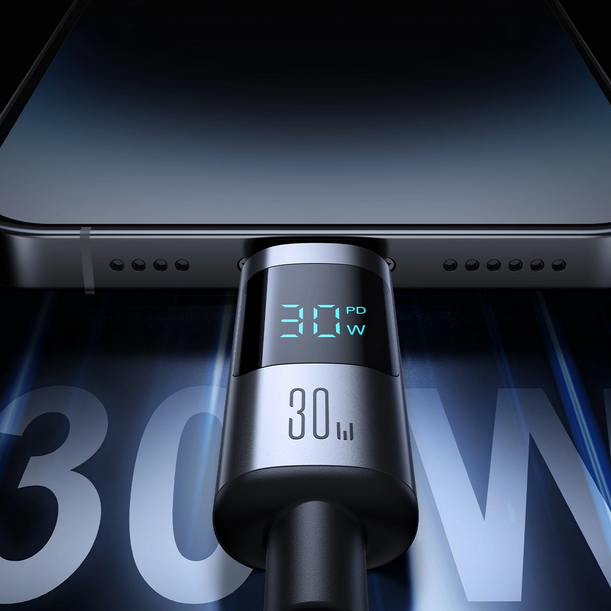 Kabel za podatke i punjenje USB-C - Lightning Joyroom S-A16 Pro Prism Display, 30W, 1.2m, Crni