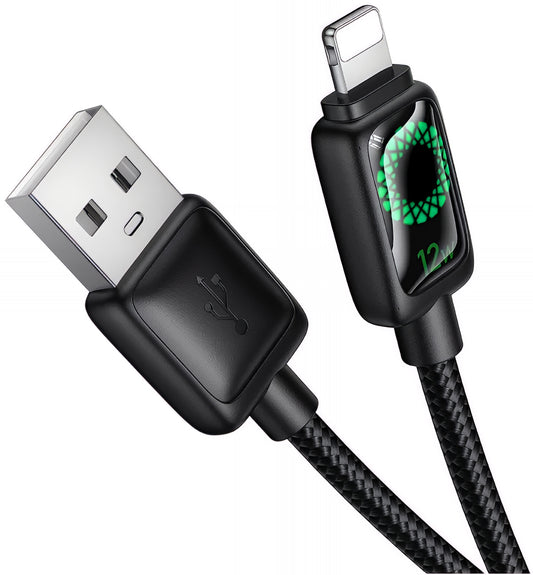 Kabel za podatke i punjenje USB-A - Lightning HOCO U146, 12W, 1.2m, Crni