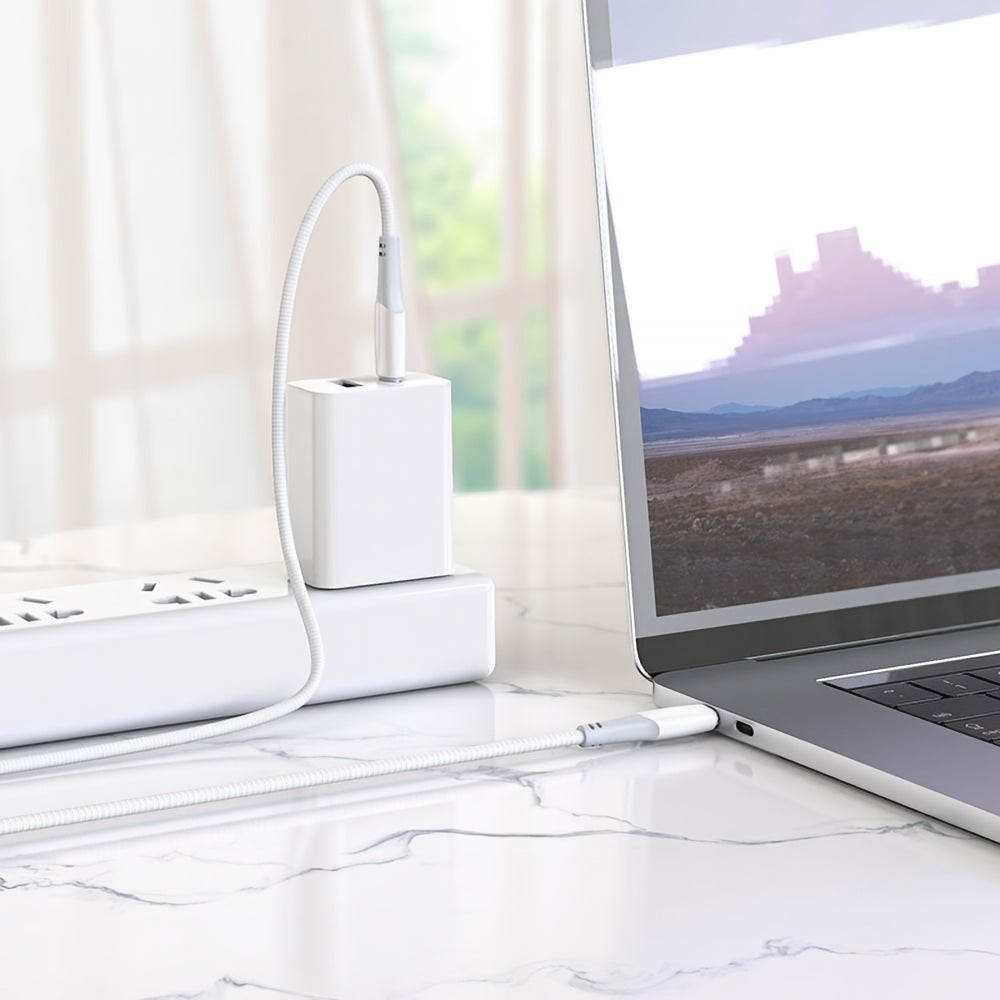 Kabel za podatke i punjenje USB-C - USB-C HOCO X70, 60W, 1m, Bijeli
