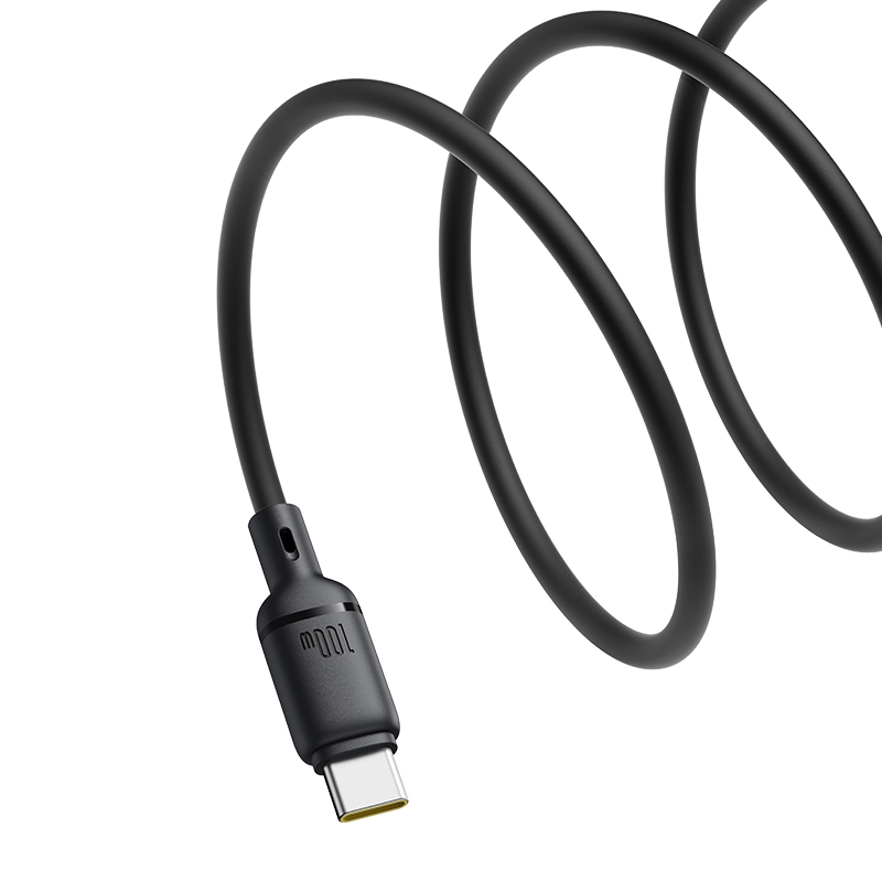 Kabel za podatke i punjenje USB-A - USB-C Baseus Silky, 100W, 1m, Crni P10377703113-00