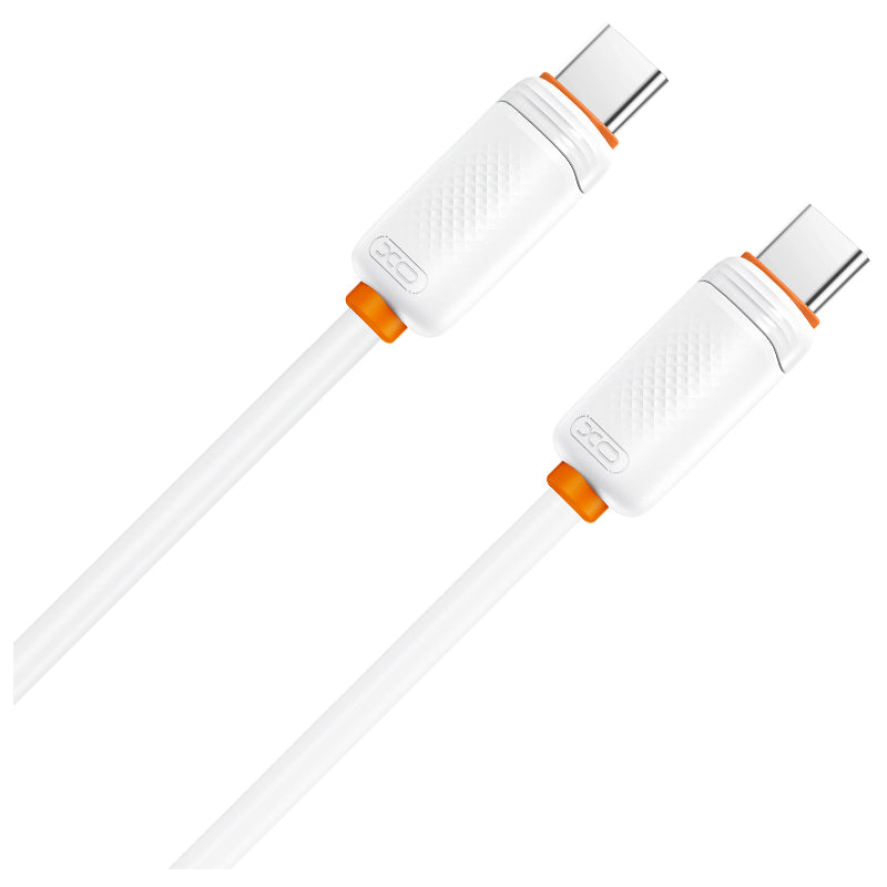USB-C - USB-C kabel za prijenos podataka i punjenje XO Design NB-Q302B, 60W, 1m, Bijela
