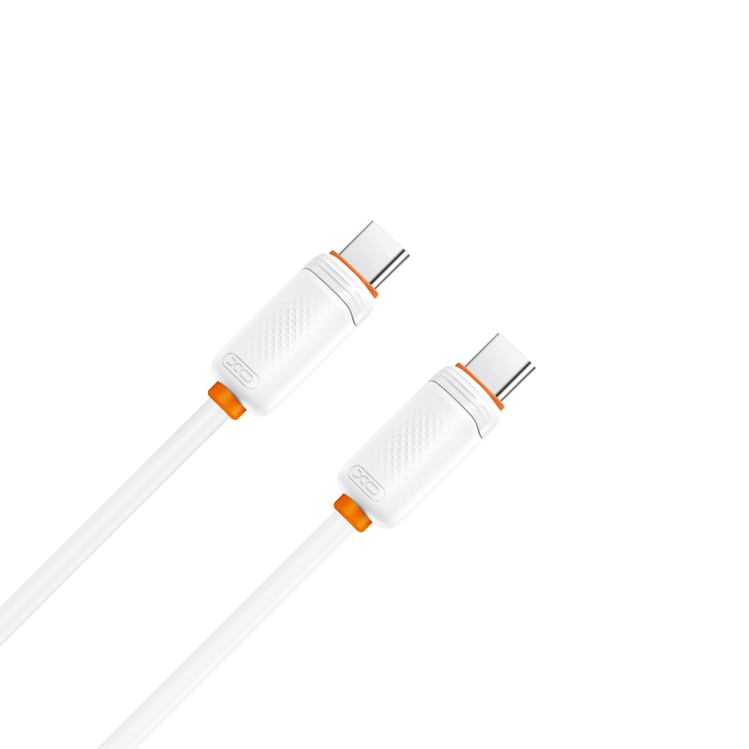 USB-C - USB-C kabel za prijenos podataka i punjenje XO Design NB-Q298, 240W, 1m, Bijela