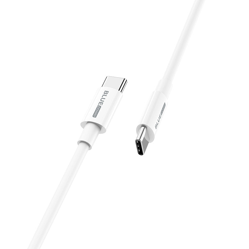 USB-C - USB-C kabel za prijenos podataka i punjenje BLUE Power BBX44, 100W, 1m, Bijela