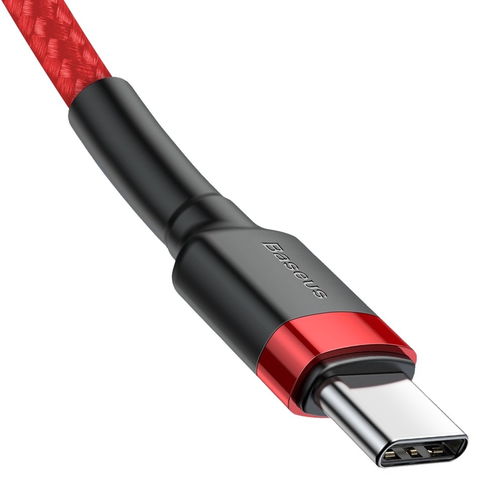 Kabel za Prijenos Podataka i Punjenje USB-C - USB-C Baseus Cafule, 60W, 2m, Crveni CATKLF-H09