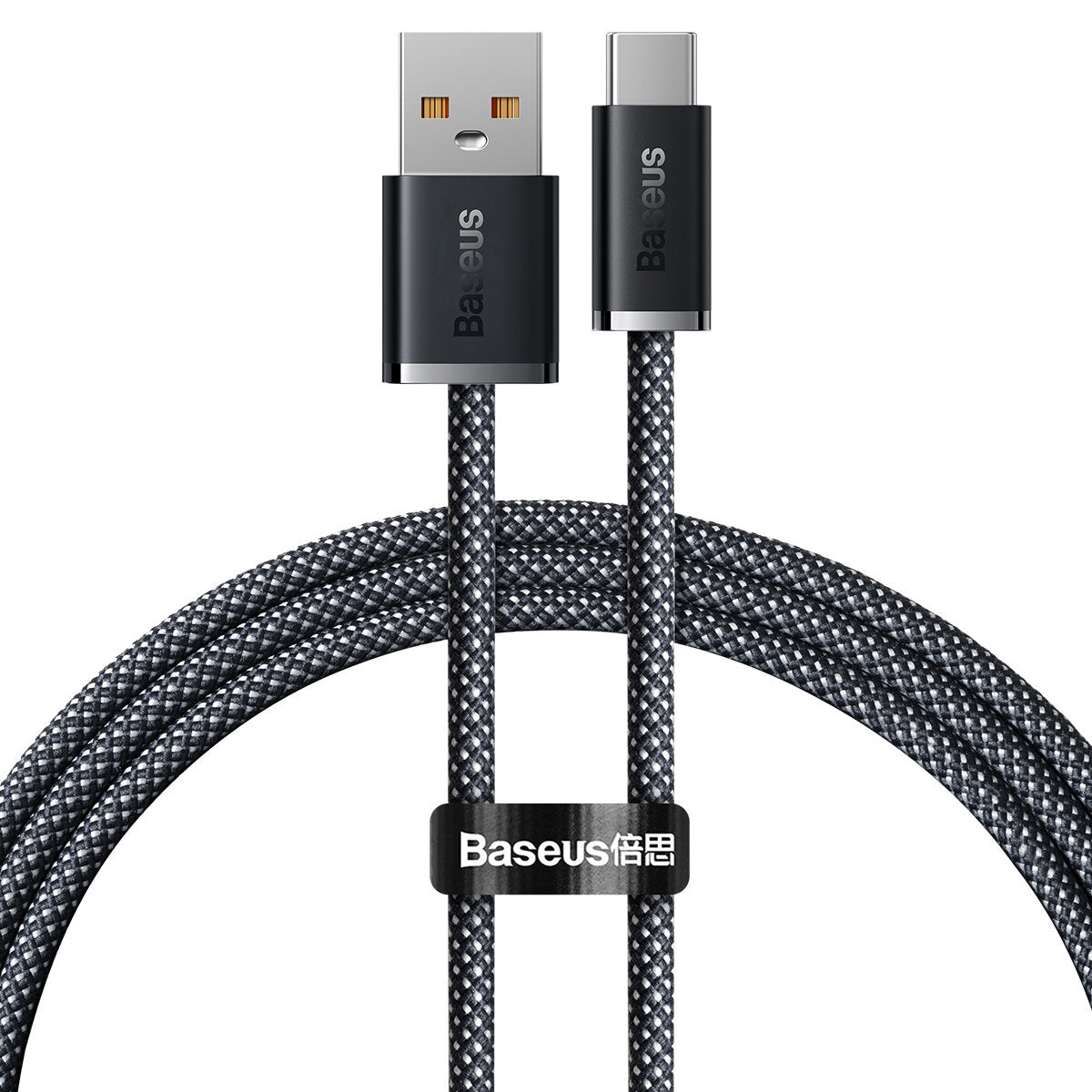Kabel za Prijenos Podataka i Punjenje USB-A - USB-C Baseus Dynamic Series, 100W, 1m, Sivi CALD000616