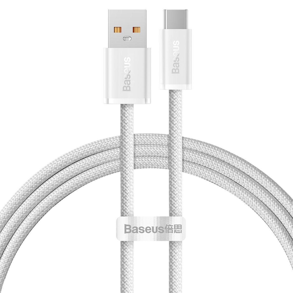 Kabel za podatke i punjenje USB-A - USB-C Baseus Dynamic Series, 100W, 1m, Bijeli CALD000602
