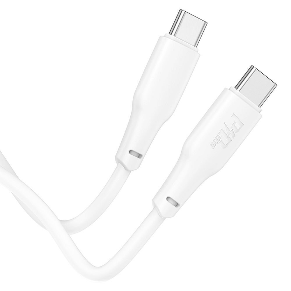 Kabel za Prijenos Podataka i Punjenje USB-C - USB-C HOCO X93, 100W, 1m, Bijeli