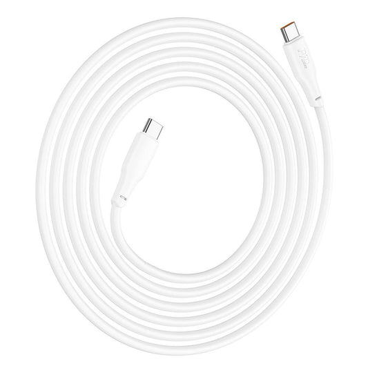 Kabel za Prijenos Podataka i Punjenje USB-C - USB-C HOCO X93, 100W, 2m, Bijeli