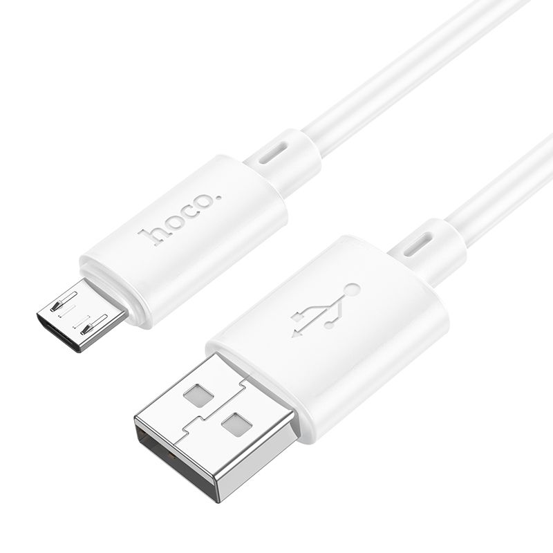 Kabel za Prijenos Podataka i Punjenje USB-A - microUSB HOCO X88, 18W, 1m, Bijeli
