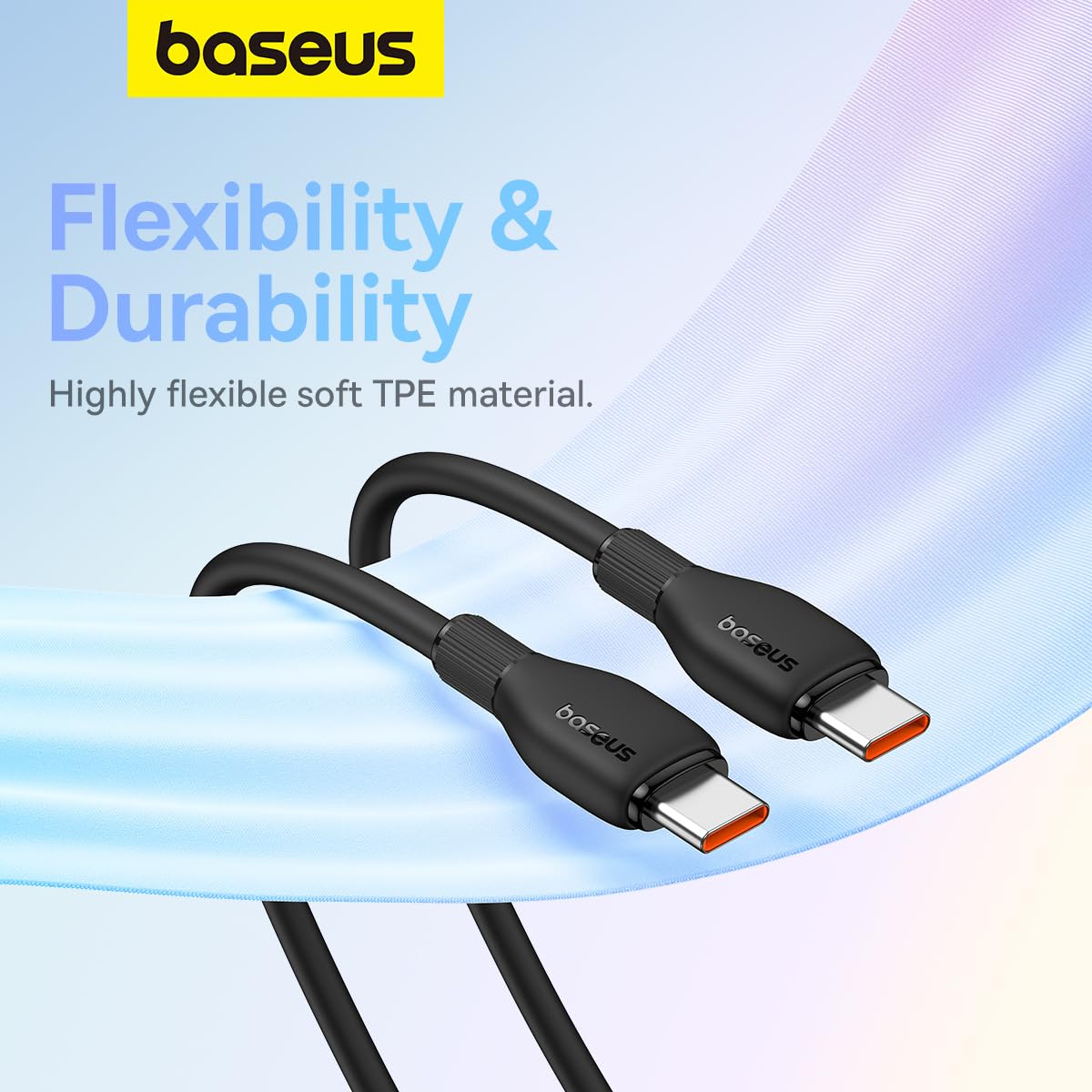 Kabel za podatke i punjenje USB-C - USB-C Baseus Pudding, 100W, 1.2m, Crni P10355702111-00