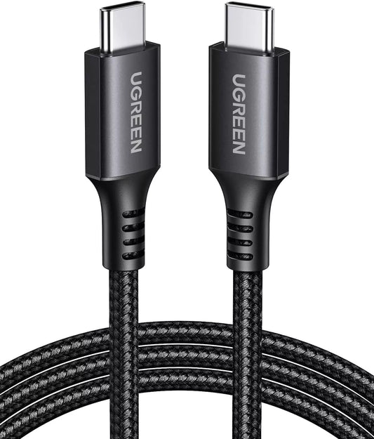 Kabel za Prijenos Podataka i Punjenje USB-C - USB-C UGREEN US567, 60W, 2m, Sivi