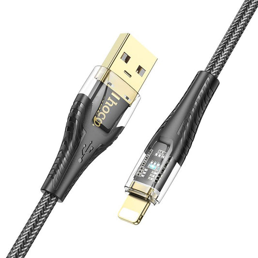Kabel za podatke i punjenje USB-A - Lightning HOCO U121, 18W, 1.2m, Crni