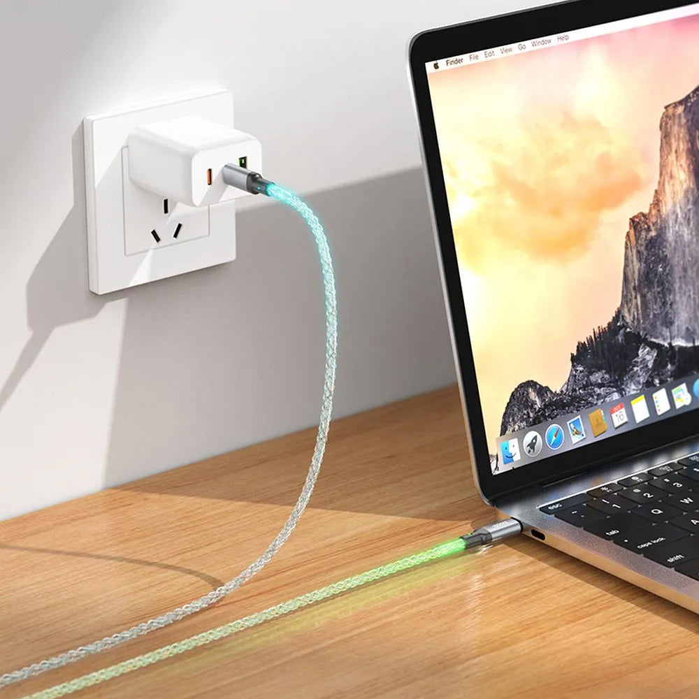 Kabel za podatke i punjenje USB-C - USB-C HOCO U112, 60W, 1m, Sivi