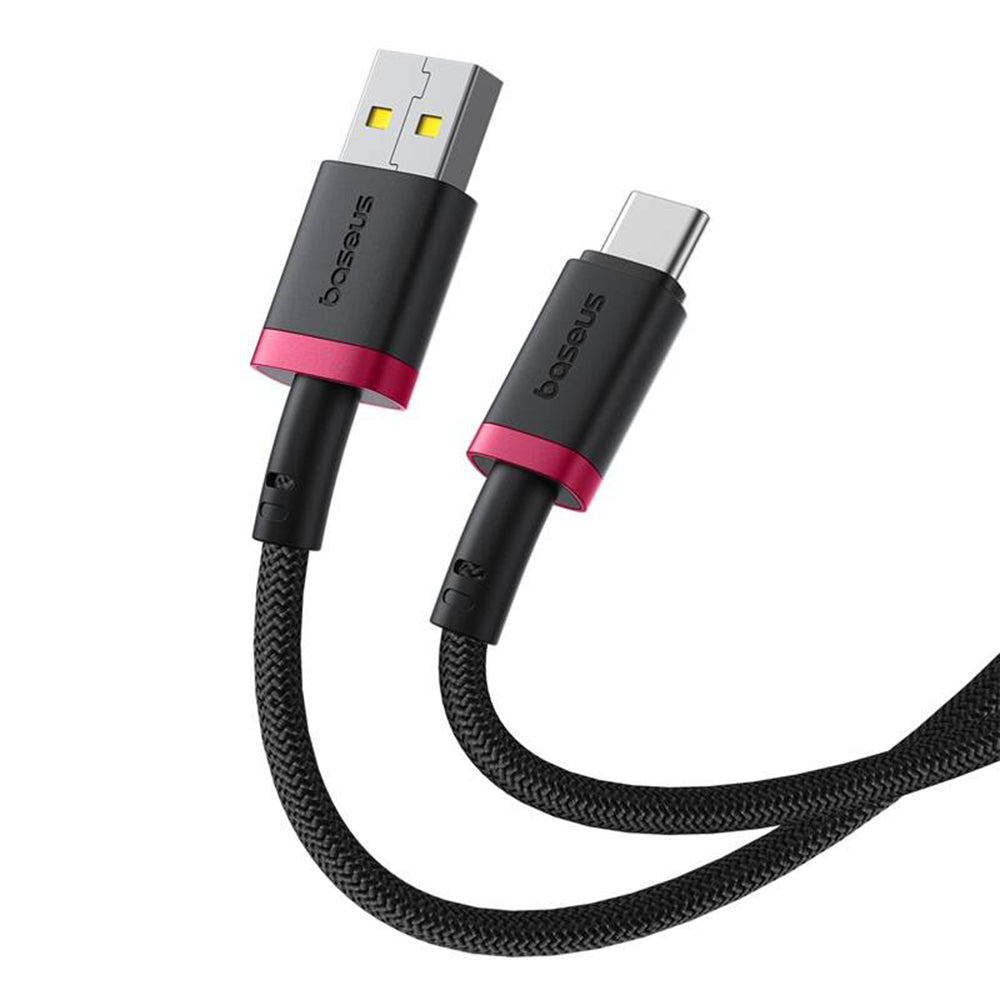 Kabel za podatke i punjenje USB-A - USB-C Baseus Dura Series, 60W, 1m, Crvena P10377802U01-01
