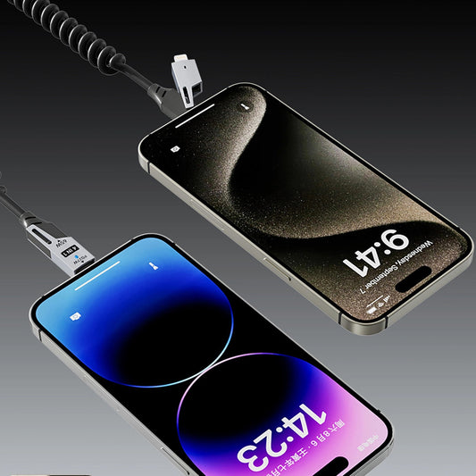 Kabel za podatke i punjenje USB-A / USB-C - Lightning / USB-C Dudao L20 Pro, 65W, 1.5m, Crni