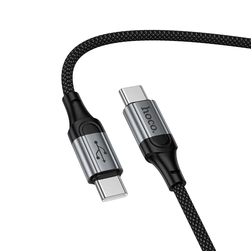 Kabel za podatke i punjenje USB-C - USB-C HOCO X121, 60W, 1.5m, Crni