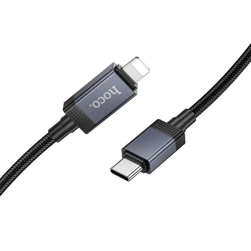 Kabel za podatke i punjenje USB-C - Lightning HOCO X118 Display, 27W, 1m, Crni