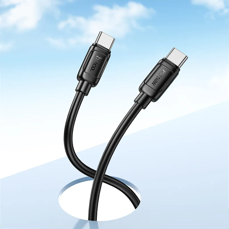 Kabel za podatke i punjenje USB-C - USB-C HOCO X115, 240W, 1m, Crni