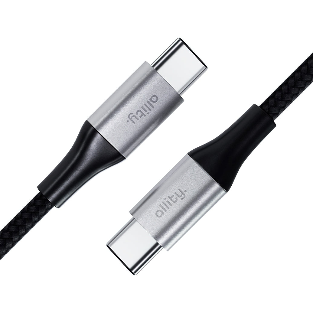 Kabel za podatke i punjenje USB-C - USB-C Allity. AUC-01, 100W, 1m, Crna