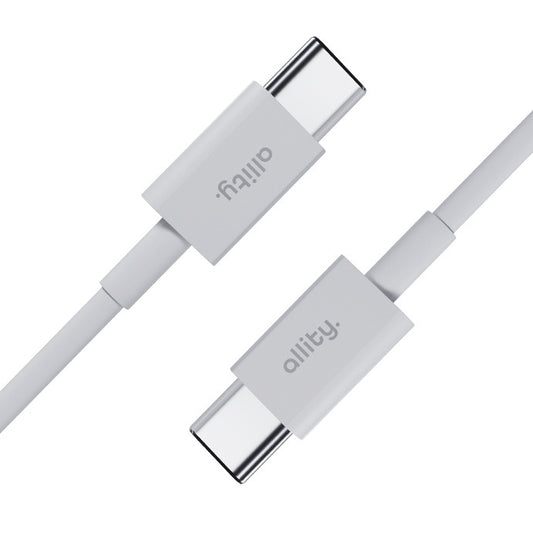 Kabel za podatke i punjenje USB-C - USB-C Allity. AUC-03, 100W, 1m, Bijela