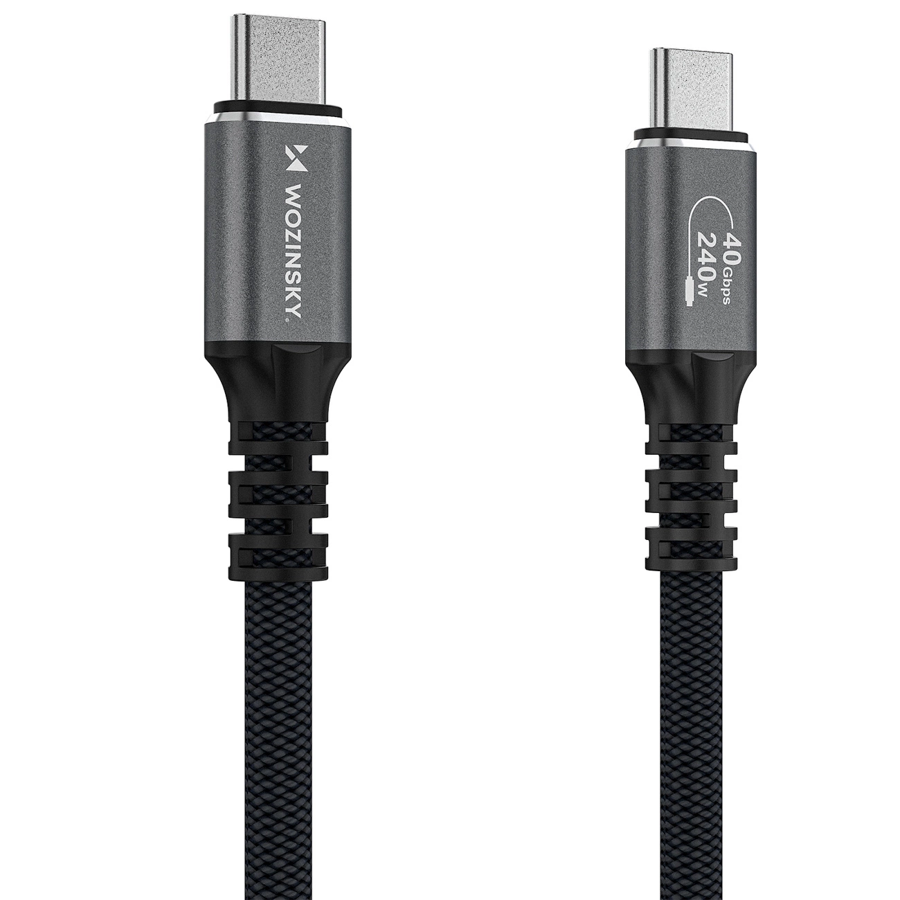 Kabel za prijenos podataka i punjenje USB-C - USB-C WZK WPS-UY42S, 240W, 2m, Crni