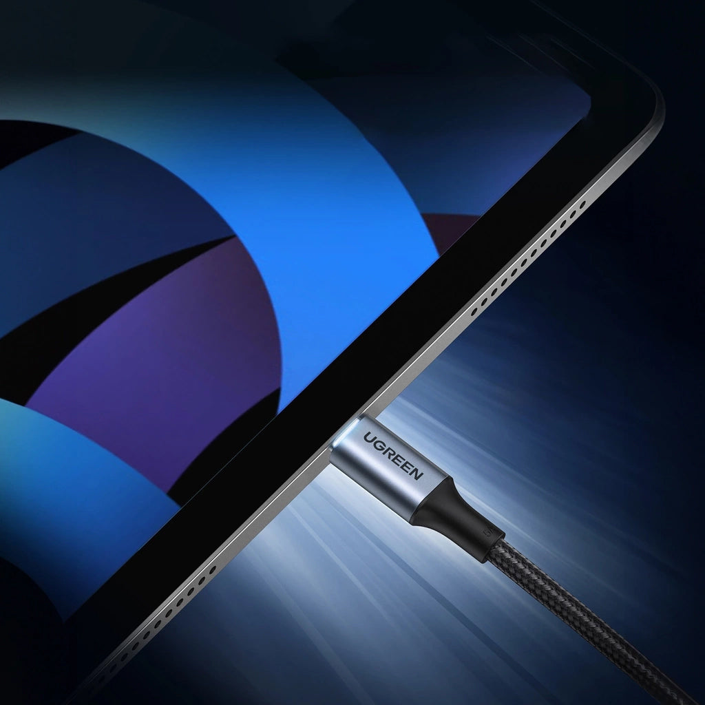 Kabel za prijenos podataka i punjenje USB-C - USB-C UGREEN US316, 100W, 0.5m, Sivi
