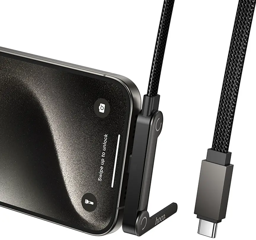 USB-C - USB-C HOCO U150 Exquisite kabel za prijenos podataka i punjenje, 60W, 1.2m, Crna