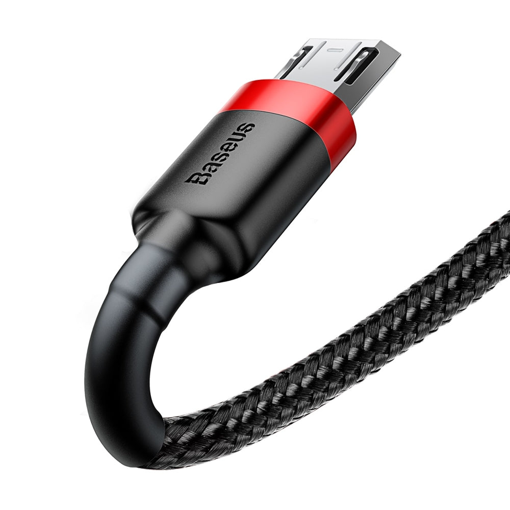 Kabel za Prijenos Podataka i Punjenje USB-A - microUSB Baseus Cafule, 18W, 1m, Crveni CAMKLF-B91