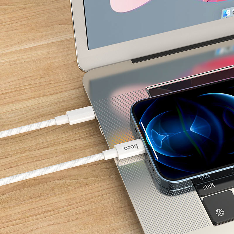 Kabel za podatke i punjenje USB-C - Lightning HOCO X56, 20W, 1m, Bijeli
