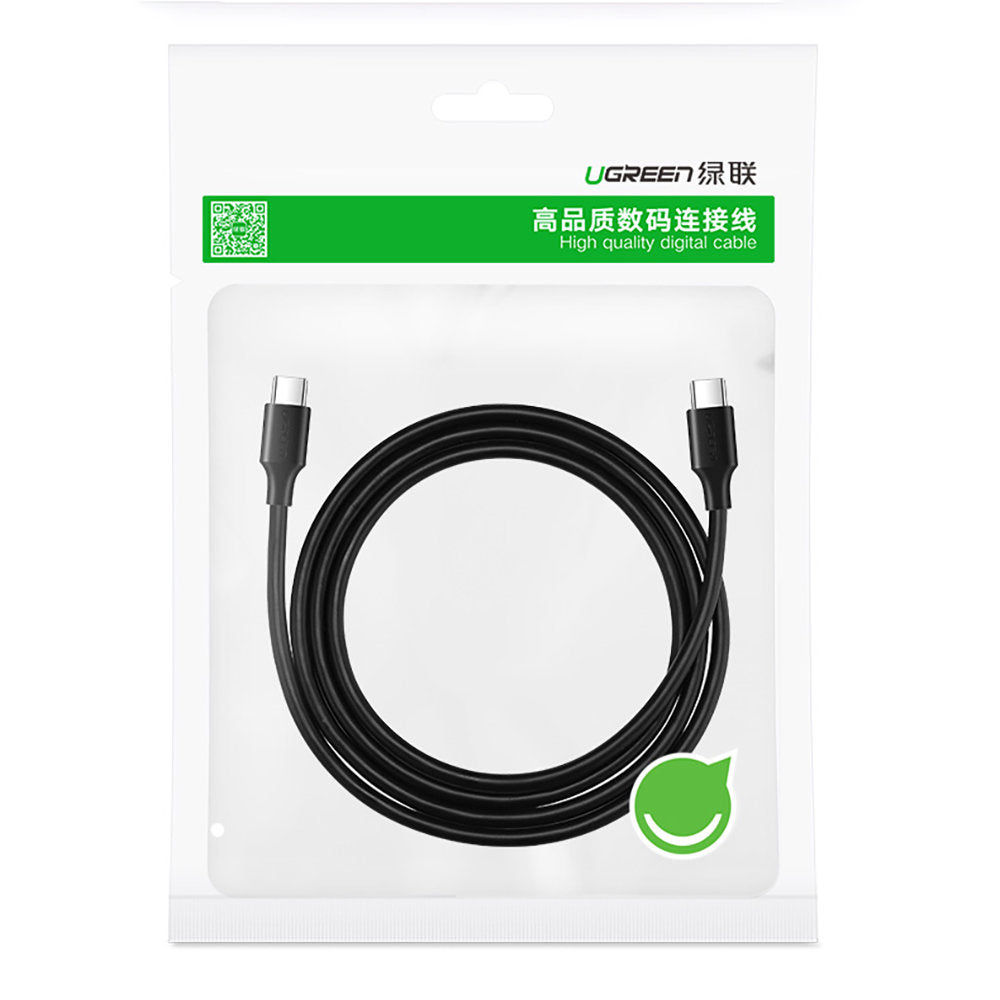 Kabel za Prijenos Podataka i Punjenje USB-C - USB-C UGREEN US286, 60W, 2m, Crni
