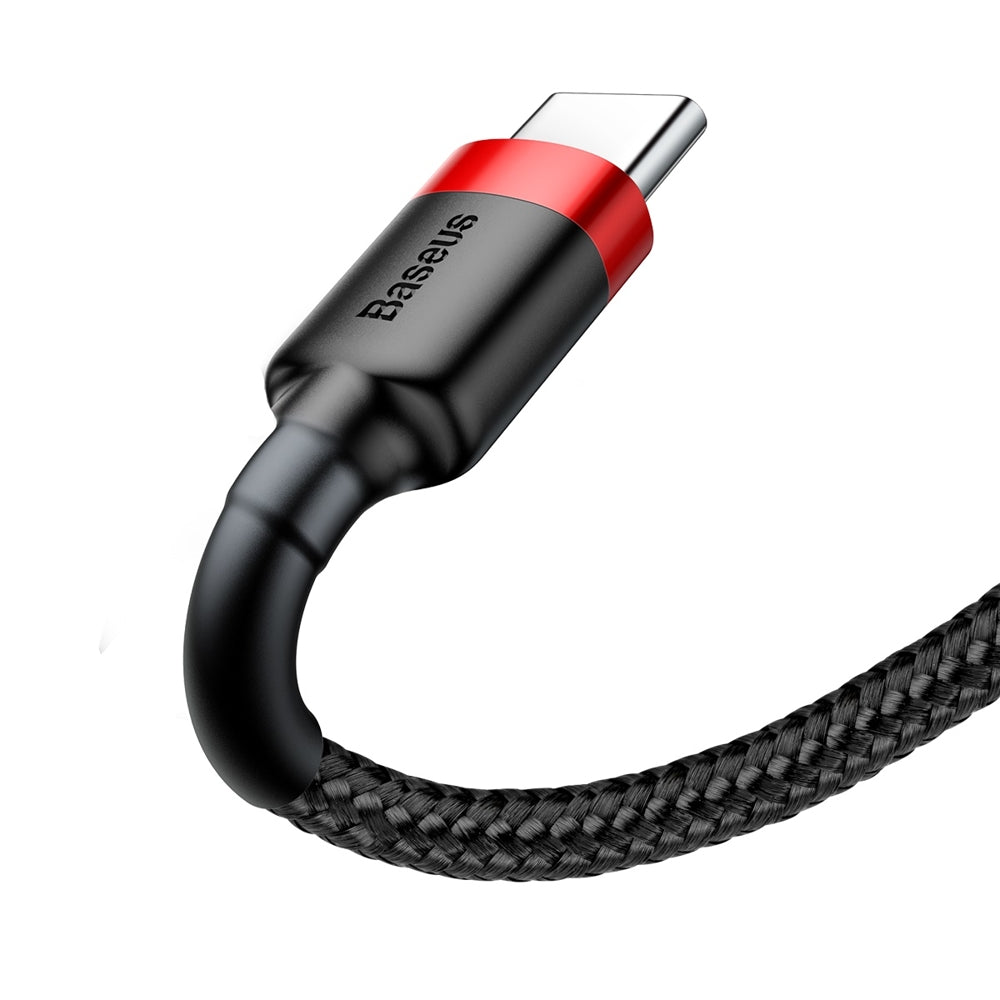 Kabel za podatke i punjenje USB-A - USB-C Baseus Cafule, 60W, 0.5m, Crveni CATKLF-A91