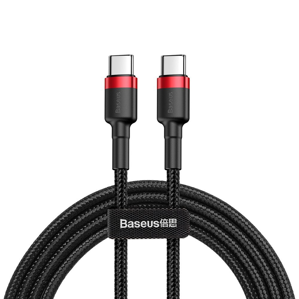 Kabel za Prijenos Podataka i Punjenje USB-C - USB-C Baseus Cafule, 60W, 2m, Crveni CATKLF-H91